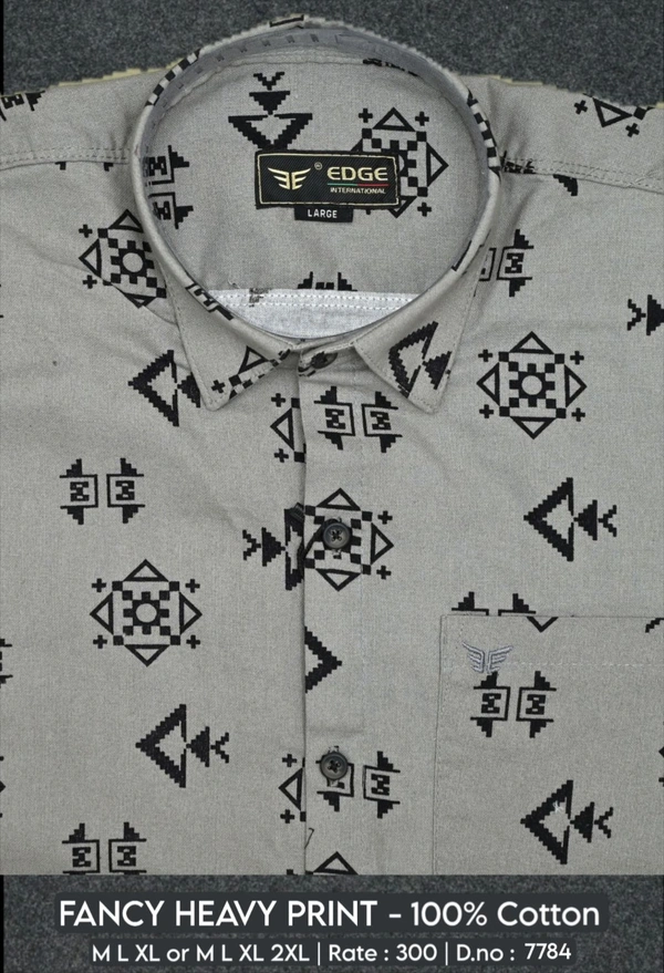 FANCY HEAVY PRINT : 7784 - M L XL COLOURS : 2
