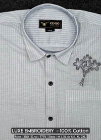 LUXE EMBROIDERY : 7775 - M L XL XXL COLOURS : 2