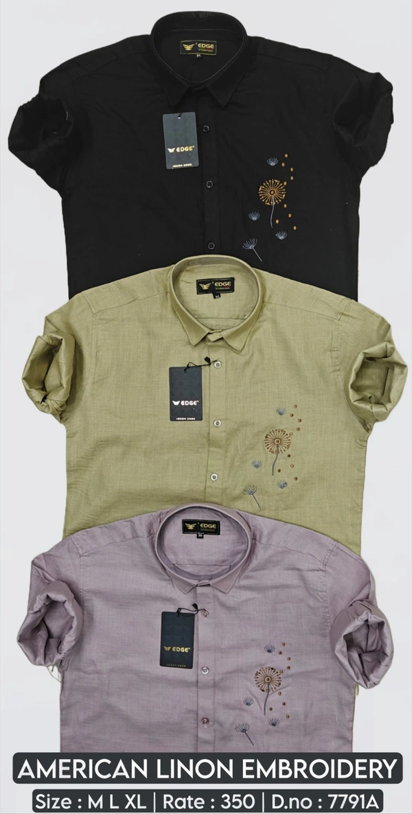 AMERICAN LINON EMBROIDERY : 7791A - M L XL COLOURS : 3
