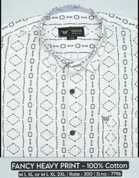 FANCY HEAVY PRINT : 7796 - M L XL XXL COLOURS : 3