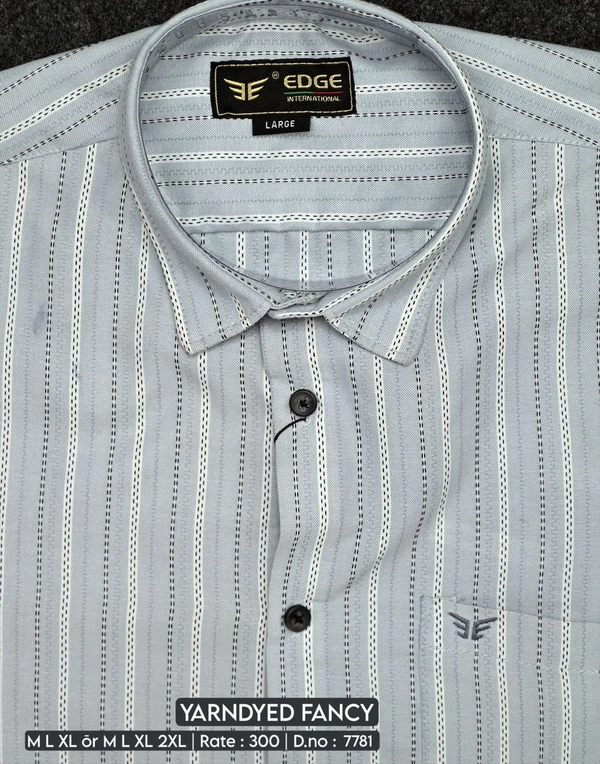 YARNDYED FANCY  : 7781 - M L XL XXL COLOURS : 2