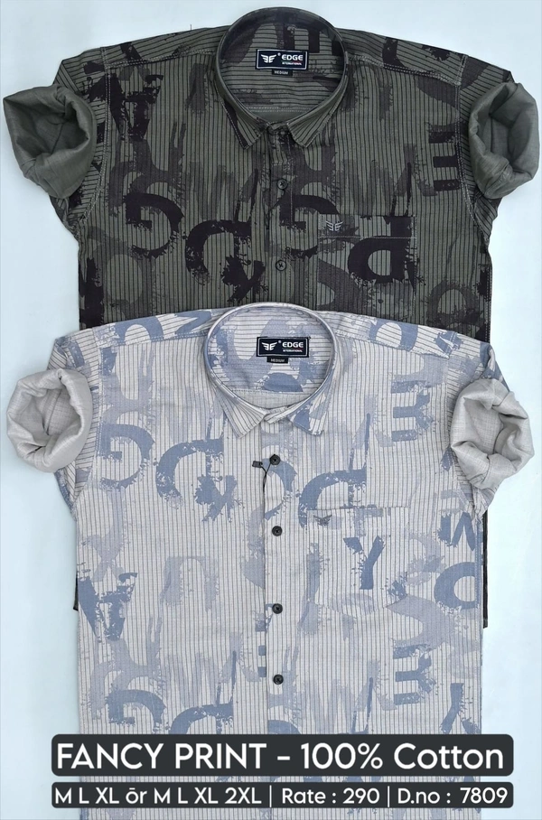 FANCY PRINT : 7809 - M L XL XXL COLOURS : 2