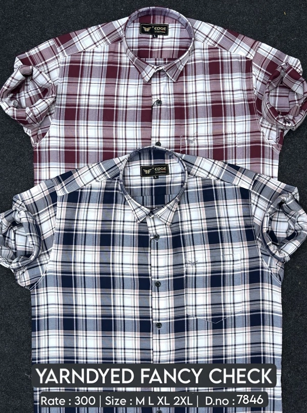 YARNDYED FANCY CHECK  : 7846
