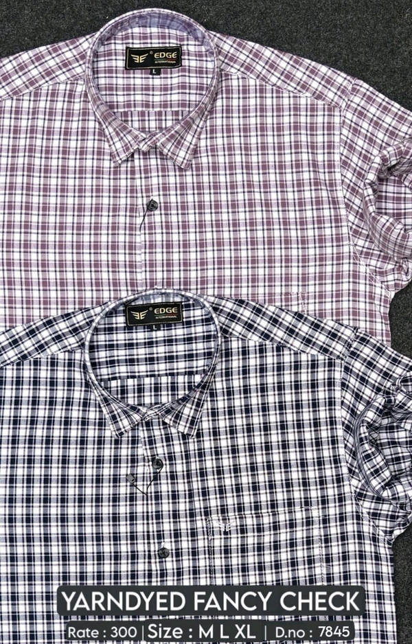 YARNDYED FANCY CHECK  : 7845