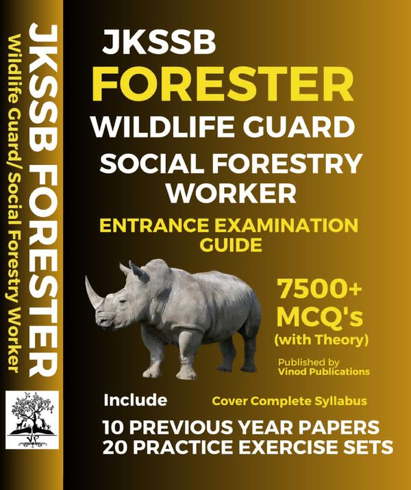 Vinod JKSSB Forester / Wildlife Guard / Social Forestry Worker Exam Book