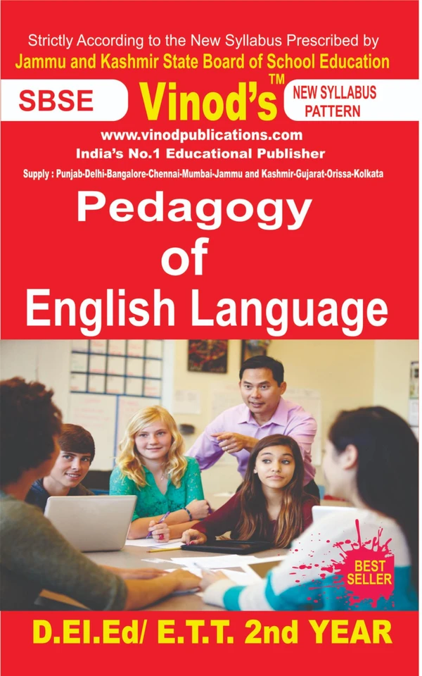 Vinod 605 BOOK- Pedagogy of English Language D.El.Ed/E.T.T 1st Year Book