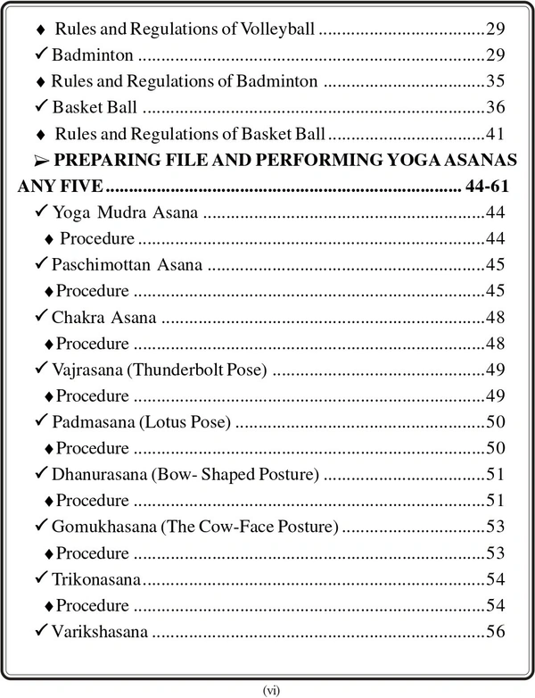 Vinod Publications PARTICIPATION IN SPORTS AND YOGA - B.Ed. Semester 1 & 2 (Panjab University, Chandigarh) Book and Practical Notebook - Pardeep Singh (Partap College of Education, Ludhiana)
