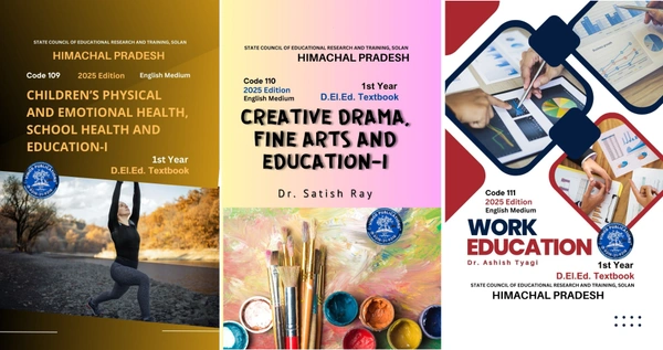 Vinod Publications D.El.Ed. Himachal 1st Year SET (11 Books) English Medium - Himachal Pradesh - Various Authors