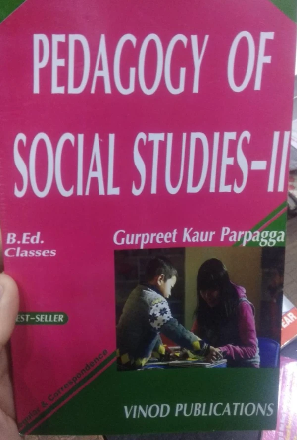 Vinod F-2.6 xxi (E) BOOK- Pedagogy of Social Studies-II (English Medium) Book