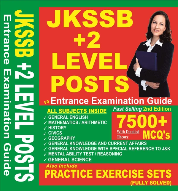 Vinod JKSSB +2 Level Posts Book ; VINOD PUBLICATIONS ; CALL 9218219218