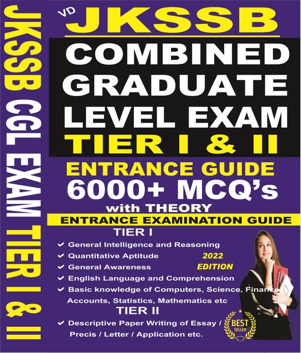 Vinod JKSSB CGL Combined Graduate Level (TIER 1 & 2) Book ; VINOD PUBLICATIONS ; CALL 9218219218