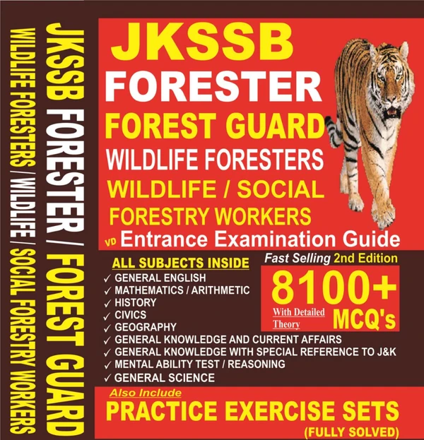 Vinod JKSSB Forester, Forest Guard, Wildlife Foresters, Wildlife / Social Forestry Workers Book ; VINOD PUBLICATIONS ; CALL 9218219218