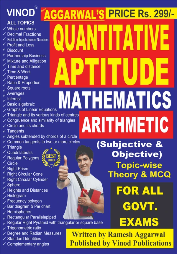 Vinod Quantitative Aptitude Book ; VINOD PUBLICATIONS ; CALL 9218219218