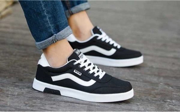 Canvas Shoes For Men - Black, 6