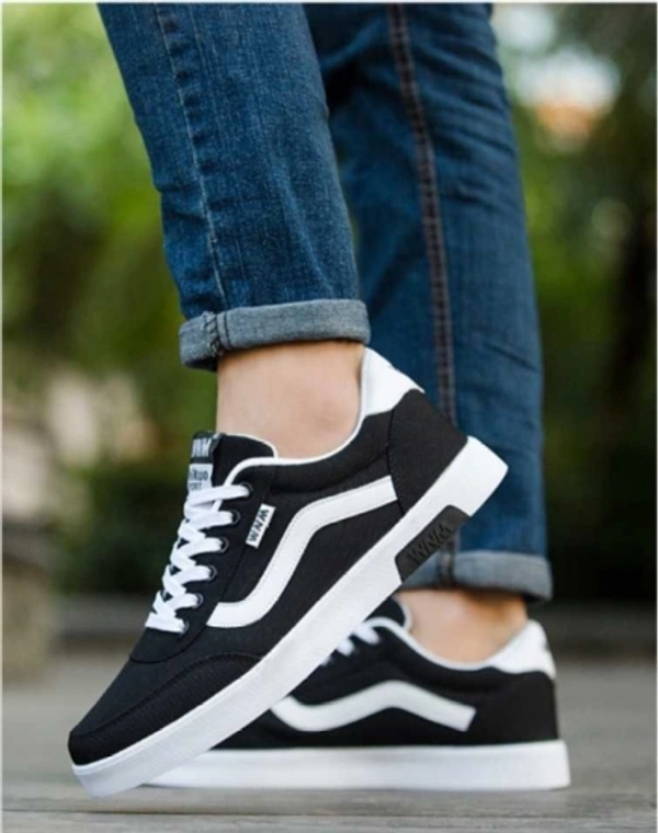 Canvas Shoes For Men - Black, 6