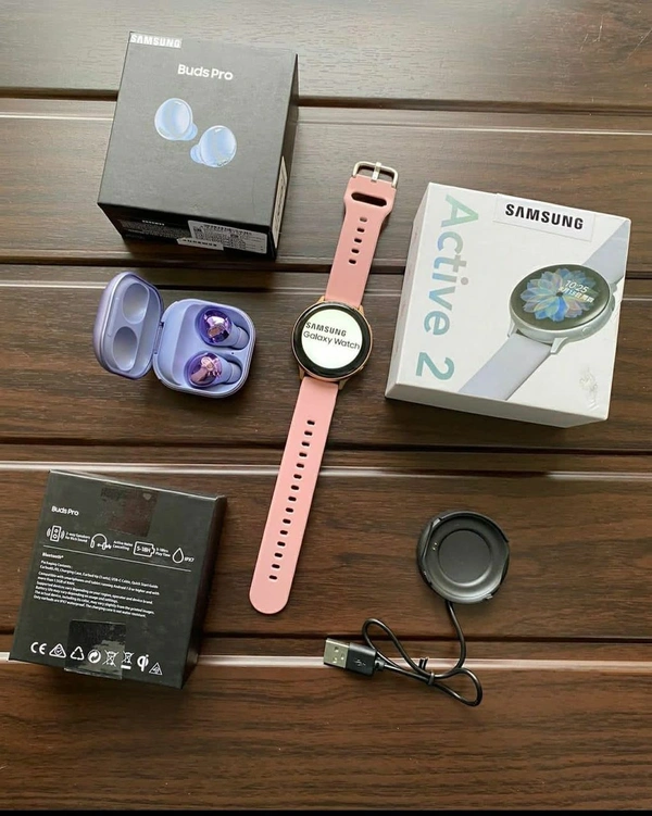  Combo Samsung Active 2 & samsung Galaxy Buds