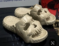Skull Design Mens Slide