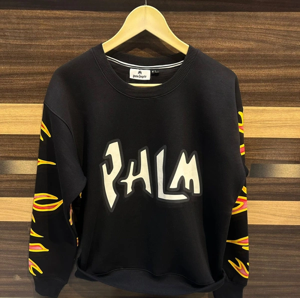 Palm Surplus Round Neck Sweatshiet - Black, Xxl