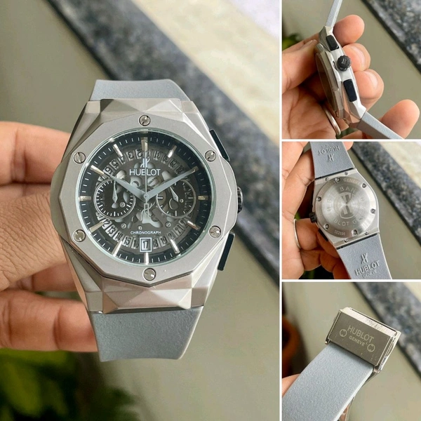 Hublot Skeleton Dial |7AA | All Chrono Working |Luxurybrandzone 