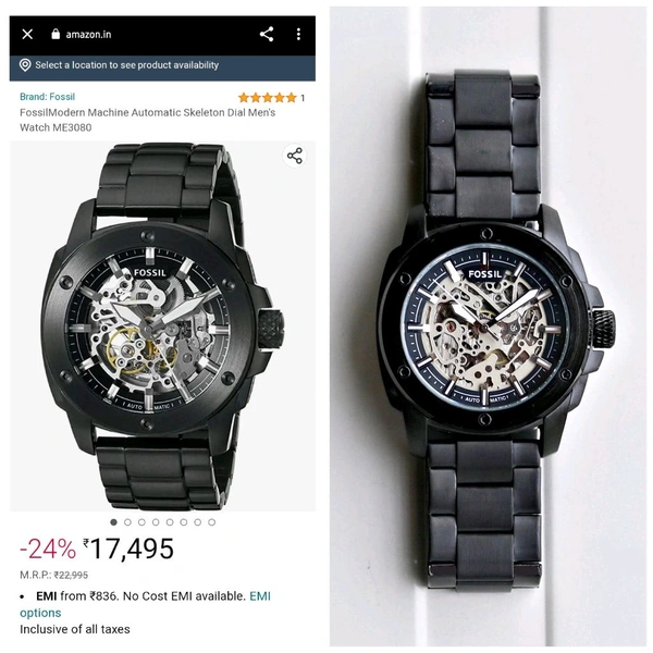 Fossil Automatic |7AA|Premium Quality |Fully Automatic |Luxurybrandzone 