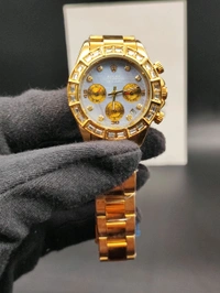 Rolex Diamond |7A Quality |QUARTZ MOVEMENT |Luxurybrandzone 