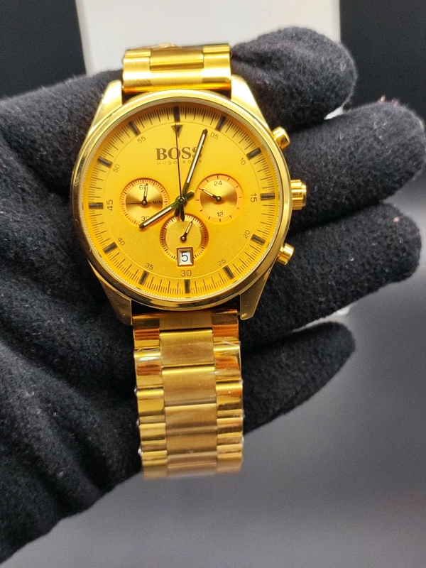 Boss |All Chrono Working |Date Working |quartz Machinary |Luxurybrandzone 