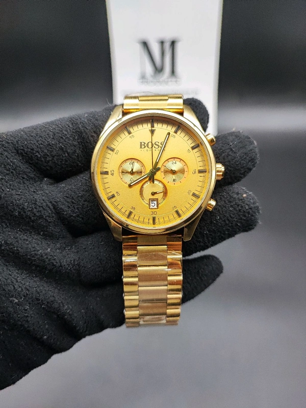 Boss |All Chrono Working |Date Working |quartz Machinary |Luxurybrandzone 