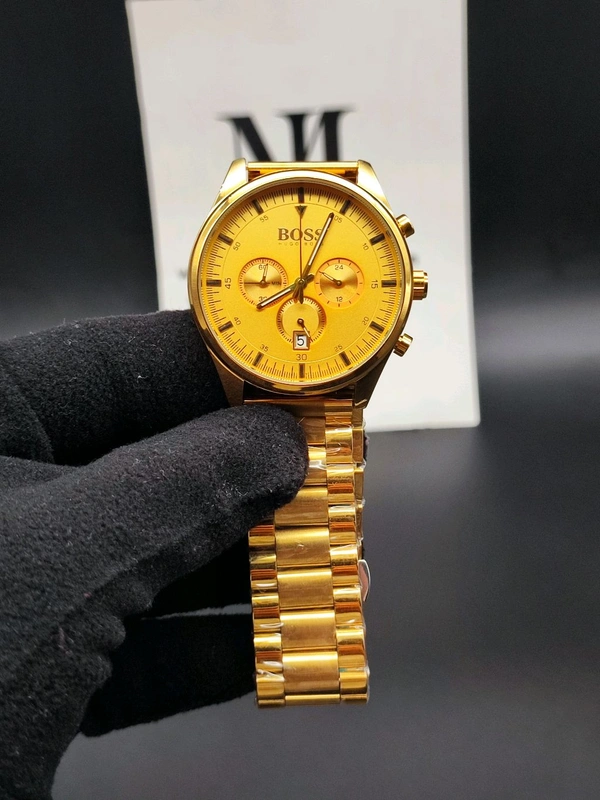 Boss |All Chrono Working |Date Working |quartz Machinary |Luxurybrandzone 