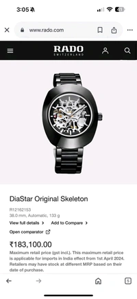 Rado. | Automatic    |Luxurybrandzone |
