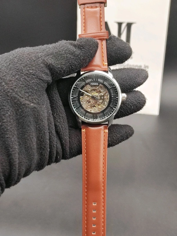 Fossil |Automatic |Good Quality |brown Belt |Luxurybrandzone 
