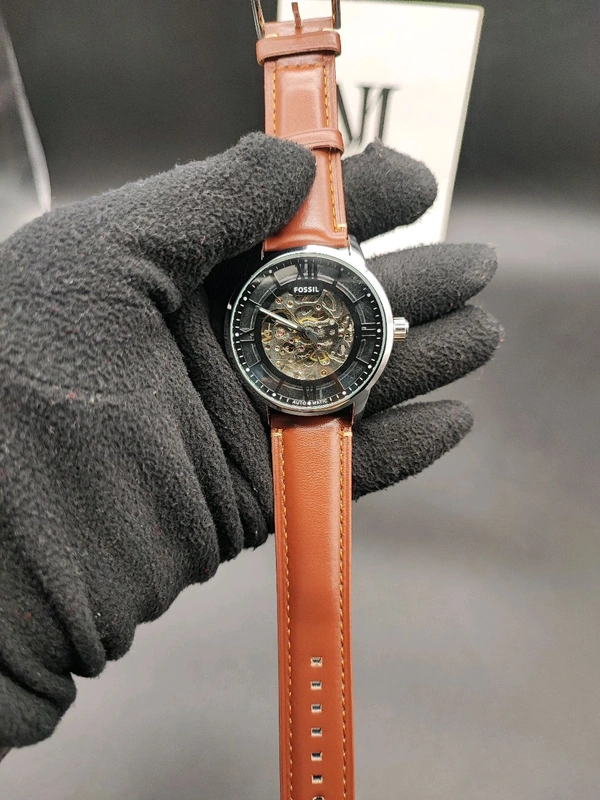 Fossil |Automatic |Good Quality |brown Belt |Luxurybrandzone 