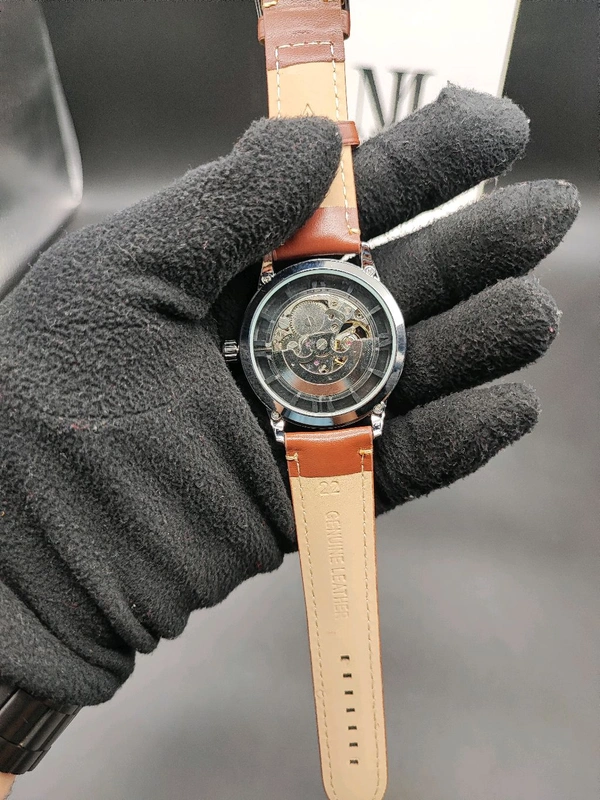 Fossil |Automatic |Good Quality |brown Belt |Luxurybrandzone 
