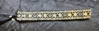 Gold Embroidered black Fashion Luxury belt - Black, Variable