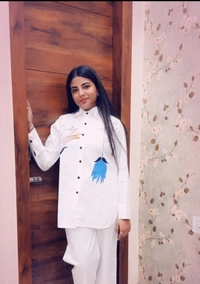 Ethereal Festive edit cord set  - Hand Wash Only!, White, Fits Size L To XL