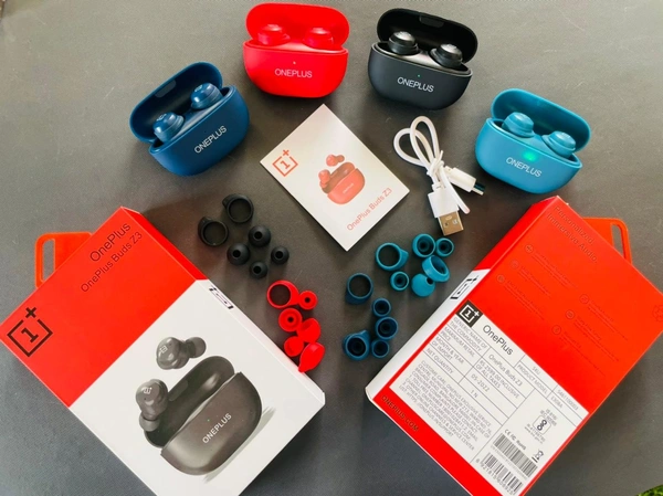 Oneplus Buds Z - Red, black, blue,, Free Size