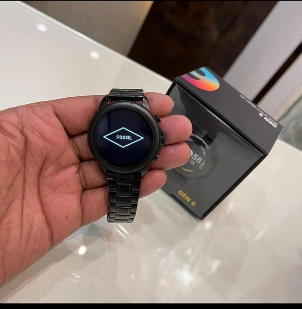 FOSSIL 6 GENERATION  SMART WHATCH - Black, Grey, Free size