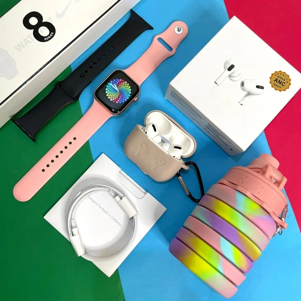 SERIES 8 SMART WATCH FULL DISPLAY SCROLL BUTTON WORKING - White, FREE SHIPPING