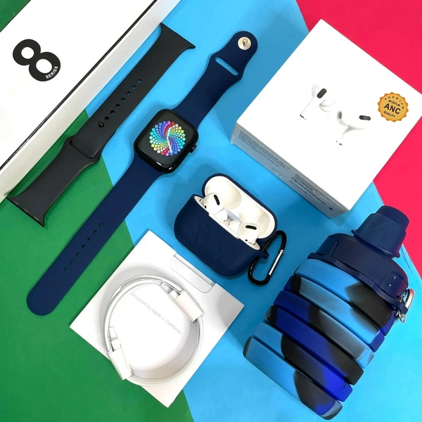 SERIES 8 SMART WATCH FULL DISPLAY SCROLL BUTTON WORKING - White, FREE SHIPPING
