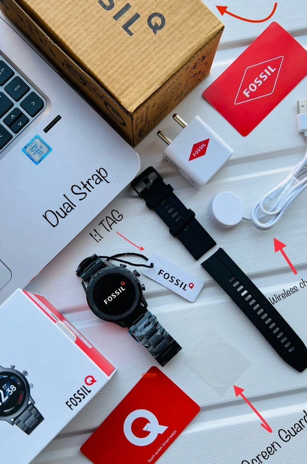 FOSSIL Q SMART WATCH  - Mine Shaft