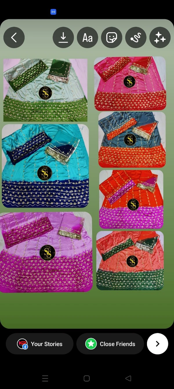  satan lahenga kurti - photo 3