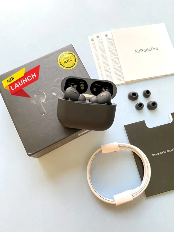 Airpods PRO BLACK GENUINE - FREE SHIPPING, Black