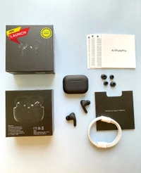 Airpods PRO BLACK GENUINE - FREE SHIPPING, Black