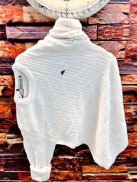 KNITTED ROUND NECK SWEATER - Black, XL