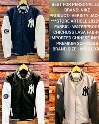 NIKE  THESE ARE PREMIUM VERSITY JACKET - Black, M