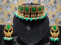 Amazing Gold Plated Choker Necklace Set - Shipping Cost Extra