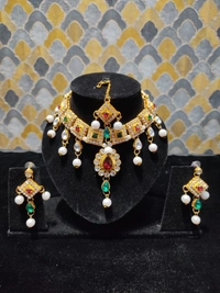 Kundan Choker Necklace Set - Shipping Cost Extra