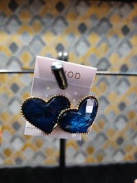 HEART SAPE EARRING  - RED, GREEN, BLUE, ETC.., Shipping Cost Extra
