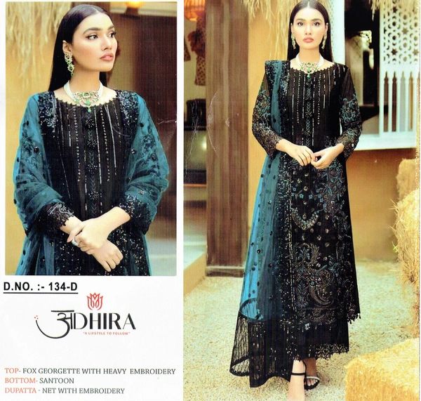 Pak Heavy Embroidery Suit