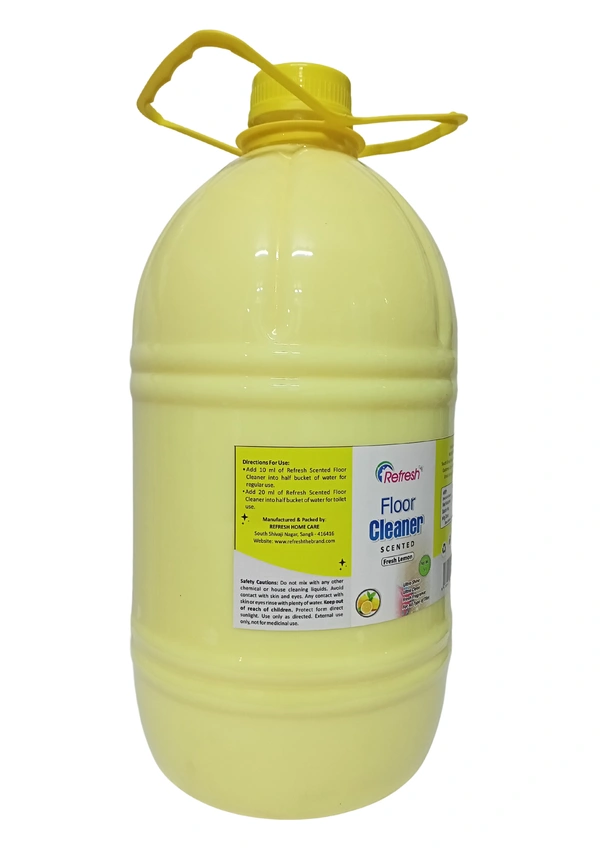 Refresh Sented Floor Cleaner - Lemon 5L - Pale Canary