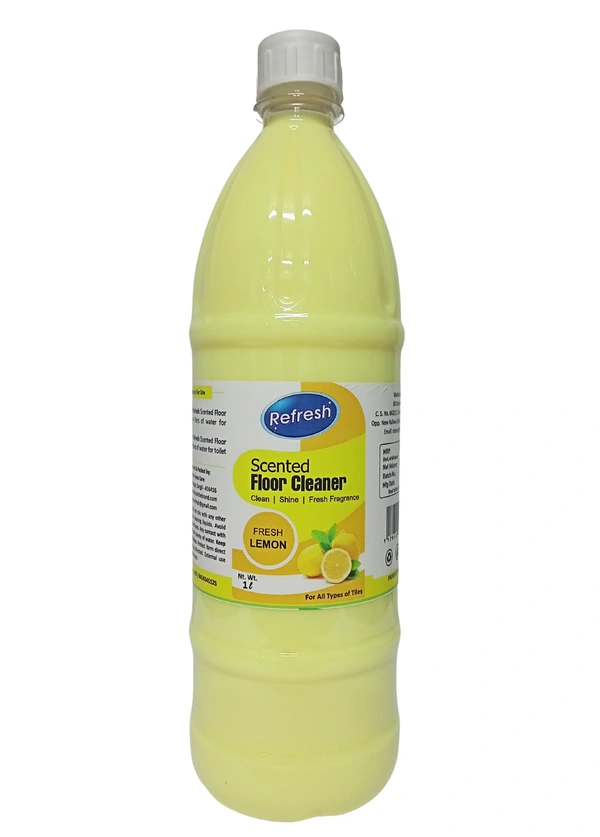 Refresh Sented Floor Cleaner - Lemon 1L - Pale Canary